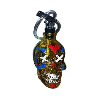 Bong sticla – Cap de mort – Galben