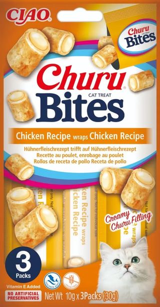 Recompense pentru pisici Inaba Churu Bites, pui, 30 g