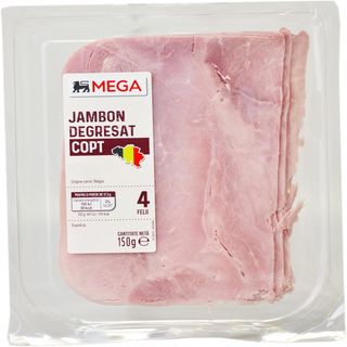 MEGA, Jambon copt degresat felii 150g (ID 57481)