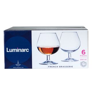 LUMINARC Pocal cognac 250ml 6buc 