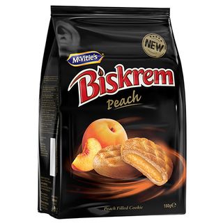 Biskrem Biscuiti Piersica 160 G