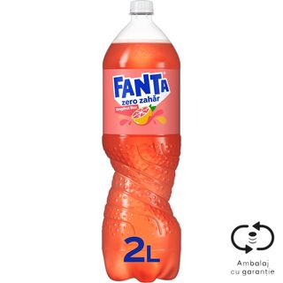 Fanta Zero Zahar, Bautura racoritoare carbogazoasa cu suc de grepfrut 2L (ID 42575)