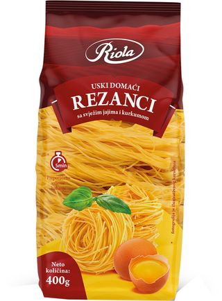 Tjestenina 400G Rezanac Uski Riola