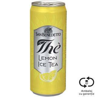 San Benedetto, Bautura racoritoare de ceai de lamaie 330ml (ID 43287)