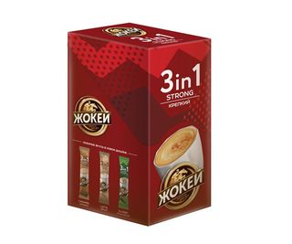 ЖОКЕЙ Cafea Strong 3in1, 10 bucăți