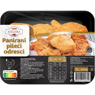 Panirani pileći odresci 240g