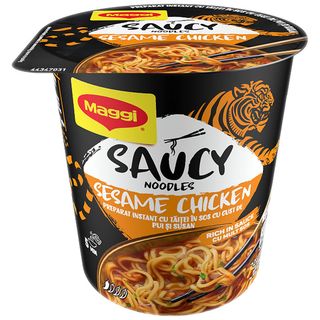 Maggi Magic Asia Preparat instant cu taitei in sos cu gust de pui si susan 75g (ID 35855)