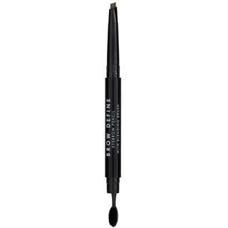 MUA MAKEUP olovka za obrve brow define with blending brush mid brown | 5055402965438