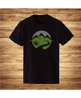 MOUNTAIN WEED crna muška majica t-shirt