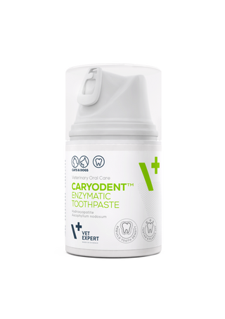 Pastă de dinți enzimatică pentru câini și pisici, CARYODENT VET EXPERT, gel, 50ml