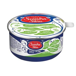 Conserva pate integral de porc Scandia Sibiu, 120g