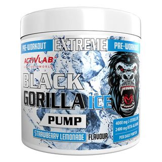 Black Gorilla Ice Pump Preworkout strawberry-lemonade 300g