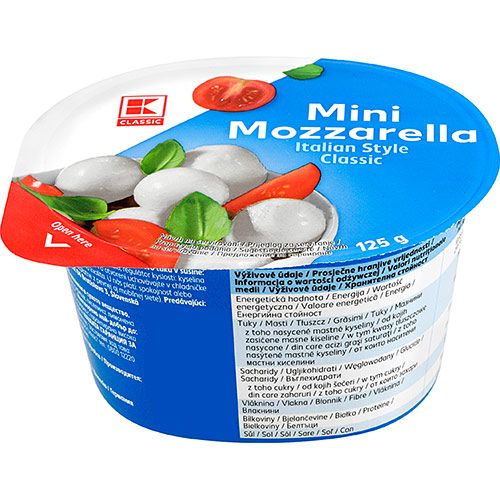 K-Classic Мини моцарела 45%
