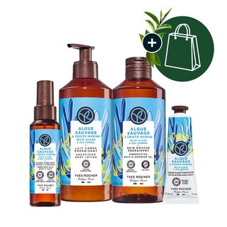 Set Îngrijire corp Alge Sălbatice & Fenicul Marin (4 produse)