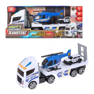HTI TEAMSTERZ Полицейски камион с кола и хеликоптер -193650