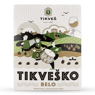 TIKVES бяло вино 3л BIB / 00068614
