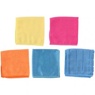 Set mikrofiber krpa 30x30cm sort 5/1 Lifetime Clean 8711252124254
