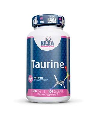 HAYA LABS Taurine 500mg. / 100 Caps.