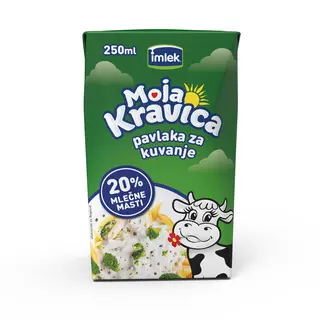 Moja kravica pavlaka za kuvanje 20% 250ml moja kravica 8601500120674