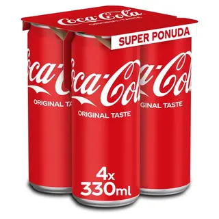 COCA-COLA 0.33 1X4 CAN 