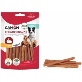 Recompense pentru caini Camon Sticks Iepure 80g