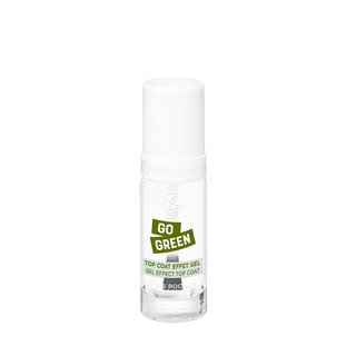 Top coat cu efect de gel Go Green 5 ml