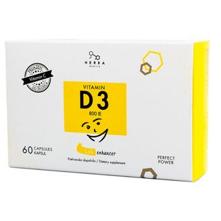 HERBA MEDICA vitamin D3 kapsule 60 KOM | 3830049644012