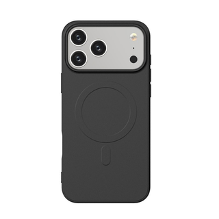 Capac Protectie Spate Cellara Colectia Velvet Magnetic Magsafe Pentru iPhone 17 Pro Max - Negru,CL80659