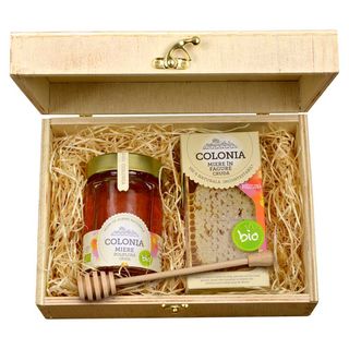 Pachet Cadou Colonia - Miere Poliflora 420 G Si Fagure Cu Miere Poliflora 150 G Eco