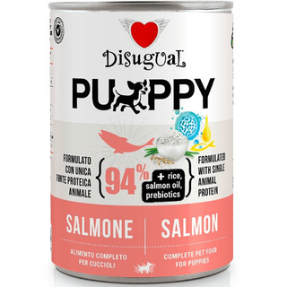 Hrana umeda pentru caini Disugual Dog Puppy Monoprotein Somon 400g