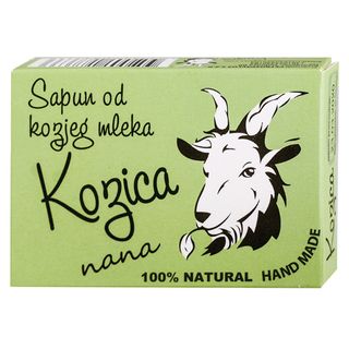 Kozica čvrsti sapun za negu tela - kozje mleko i nana, 70 g