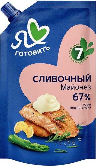 МОСКОВСКИЙ  Maioneză cu frișcă 67%, 374g
