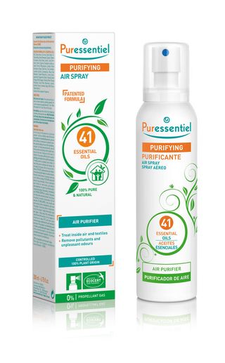 Spray de purificare a aerului cu 41 uleiuri esentiale,200 ml,Puressentiel
