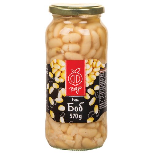 Боб Ф Вкус Бял  Буркан Import