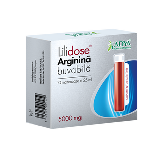 Lilidose Arginina Buvabila 5000mg 25ml x 10monodz Adya Green