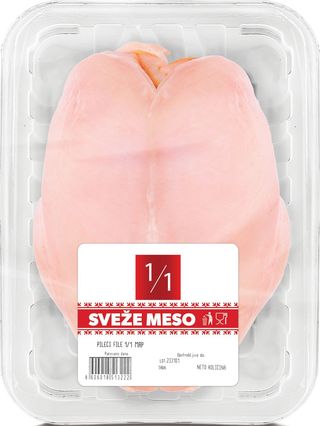 SVEŽE MESO PILEĆI FILE GRANIČAR MAP 480G