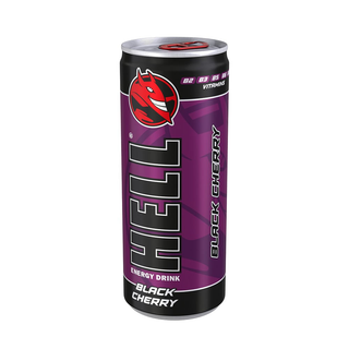 Bautura energizanta Hell Black Cherry, 0.25 l