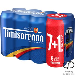 Timisoreana, Bere blonda 7+1 x 0.5L (ID 41792)