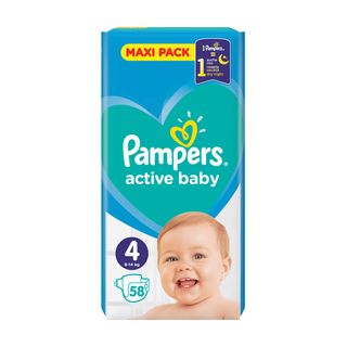 Pampers Pelene Act Baby 4 Maxi Vpp 58 Komada (128385)
