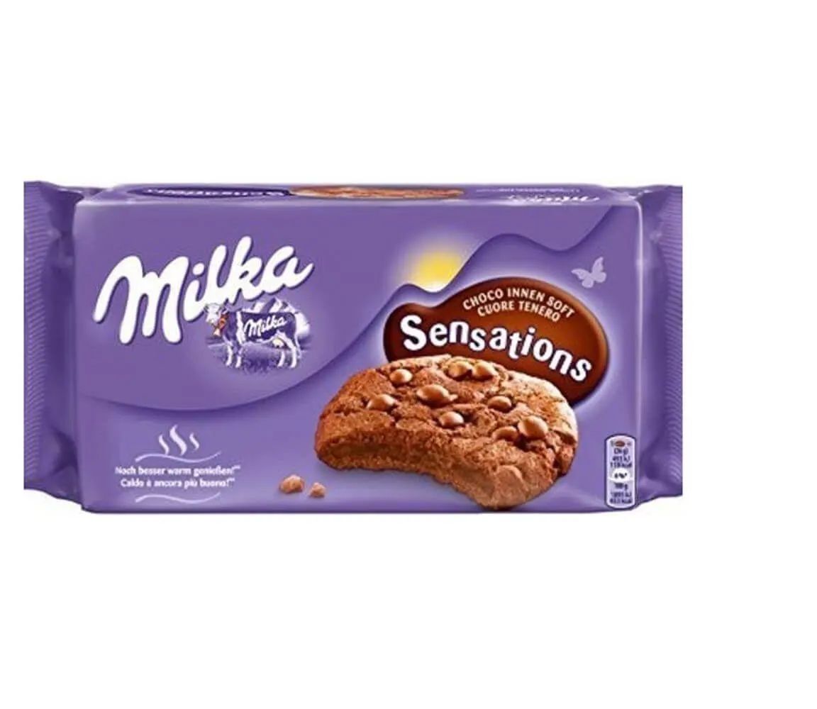Milka sensations Бисквити с тъмен шоколад