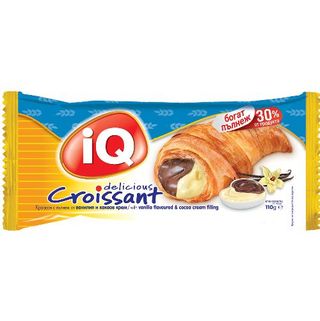 IQ Кроасан с ванилия и какао крем 110 ГР / 38942360