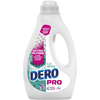 Dero, Detergent Gel Activ Pro, 18 spalari, 900ml (ID 40663)