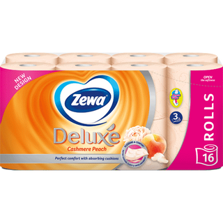 Zewa Deluxe Peach Тоалетна хартия 3пласта 16 БР / 38139552