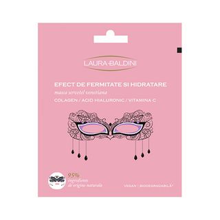 Laura Baldini, Masca servetel venetiana cu colagen, acid hialuronic si vitamina C