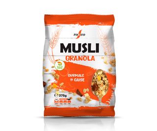 ROCCO Musli Granola cu curmale și caise 375g
