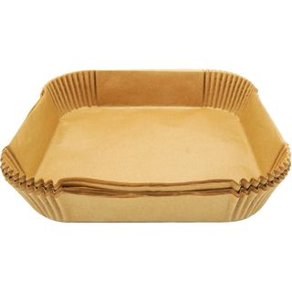 Set hartie de copt pentru friteuza Actuel, 75 bucati, forma patrata, 20 x 20 cm