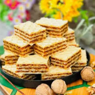 Napolitane cu nuca 250g