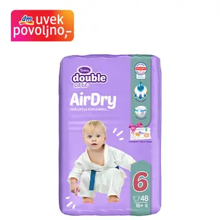 violeta double care pelene AirDry, veličina 6 (16+ kg) 48 kom 2405639