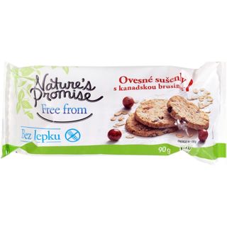 Nature's Promise Free From, Biscuiti cu ovaz si merisoare 90g (ID 28735)