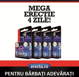 Pastile Intarzierea Ejacularii ERECTA 4 Bucati